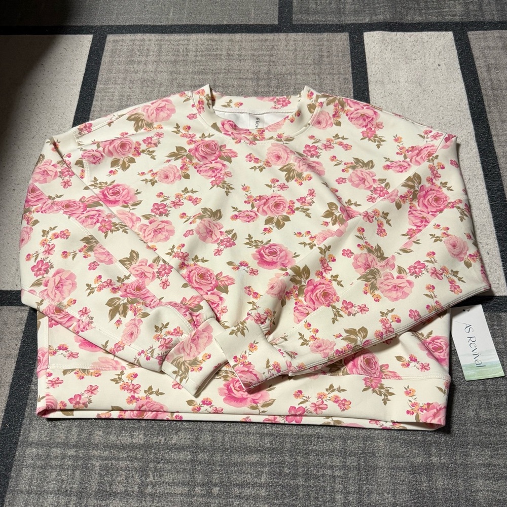 Altar’d State AS Revival Floral Sweatshirt